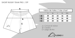 SHORT TEAM PRO PREMIUM STADE RAYOS - Lions XV