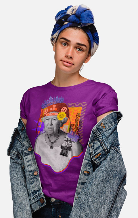 Camiseta Rainha Elizabeth