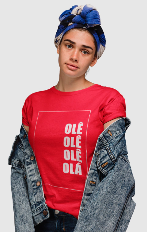 Camiseta Olê, Olê, Olê, Olá - comprar online