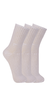 Kit Com 3 Pares De Meias Cano Médio Esportiva Trifil T8001