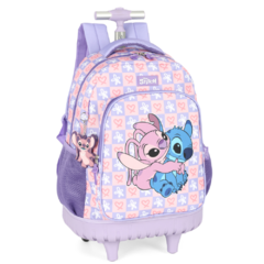 Imagem do Kit Mochila de Rodinhas STITCH DISNEY Luxcel MC47741SC Lilás