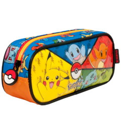 Kit Mochila Rodinhas Lancheira Estojo POKEMÓN X1 Xeryus