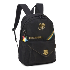 Mochila de Costas Juvenil HARRY POTTER Hogwarts Preto Luxcel