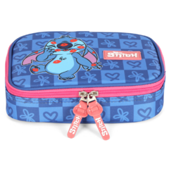 Estojo Box 100 Pens STITCH DISNEY Azul - Luxcel ET47743SC - Arrivata
