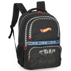 Mochila Juvenil de Costas HOT WHEELS Preto Luxcel MS47786HW