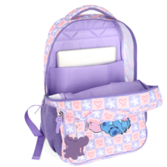 Imagem do Mochila de Costas Oficial STITCH DISNEY Luxcel MS47740 Lilás