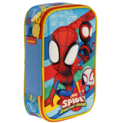 Estojo Box 100 Pens Marvel SPIDEY e seus Amigos 3D Xeryus