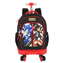 Kit Mochila Rodinhas SONIC HEDGEHOG Preto - Luxcel MC49832SO - comprar online