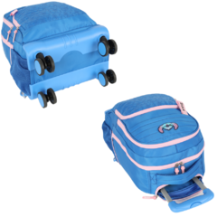 Kit Mochila Rodinhas STITCH DISNEY Azul Luxcel MC47746SC - Arrivata