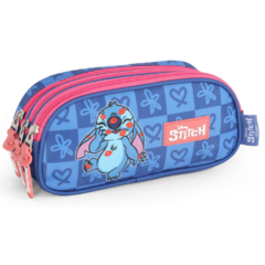 Kit Mochila de Rodinhas STITCH DISNEY Luxcel MC47741SC Azul - Arrivata