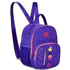 Imagem do Kit Mochila de Rodinhas Oficial Rebecca Bonbon RB24538 Roxo