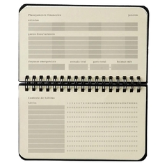 Agenda Planner Wire-o 2025 Pólen Semanal Office AROMAS AZUL na internet