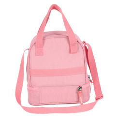 Kit Mochila Rodinhas STITCH DISNEY Salmão Luxcel MC49232SC