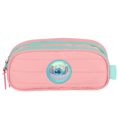 Kit Mochila Rodinhas STITCH DISNEY Salmão Luxcel MC47746SC na internet