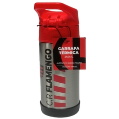 Garrafa Térmica Inox CLICK Com Canudo 350ML OFICIAL FLAMENGO - comprar online