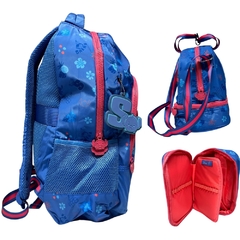 Kit Mochila de Costas Juvenil STITCH DISNEY Clio Azul - comprar online
