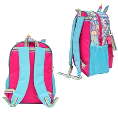 Kit Mochila de Costas Holográfica HAPPY UNICÓRNIO CLIO - Arrivata