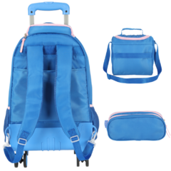 Imagem do Kit Mochila Rodinhas STITCH DISNEY Azul Luxcel MC47746SC