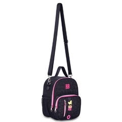 Kit Mochila de Rodinhas Oficial Rebecca Bonbon RB24538 Preto