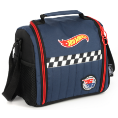 Imagem do Kit Mochila Costas Oficial HOT WHEELS Azul Luxcel MC47786HW