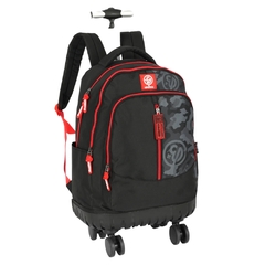 Mochila Rodinhas OFICIAL ENALDINHO - Luxcel MC47522 Vermelho