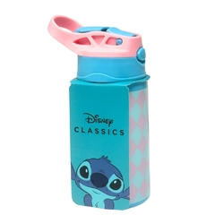Garrafa Térmica Inox 400ml Click Canudo STITCH DISNEY Luxcel - comprar online