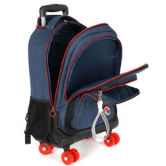 Kit Mochila Rodinhas Oficial HOT WHEELS Azul Luxcel MC47787 na internet