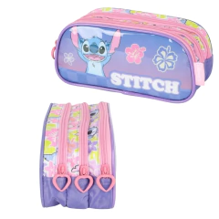 Kit Mochila de Rodinhas STITCH DISNEY Luxcel IC41542SC Rosa - Arrivata