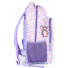 Mochila de Costas Oficial STITCH DISNEY Luxcel MS47740 Lilás - Arrivata