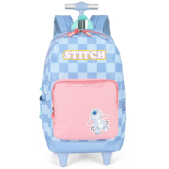 Kit Mochila de Rodinhas STITCH DISNEY Luxcel MC47736SC Azul - comprar online