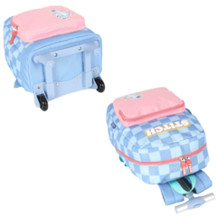 Imagem do Kit Mochila de Rodinhas STITCH DISNEY Luxcel MC47736SC Azul