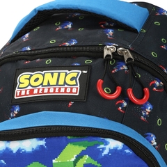 Kit Mochila Rodinhas SONIC HEDGEHOG Preto - Luxcel MC47015SO na internet
