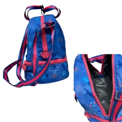 Kit Mochila de Costas Juvenil STITCH DISNEY Clio Azul