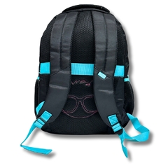 Kit Mochila Costas em Nylon OFICIAL LULUCA LU24089 Preto - Arrivata