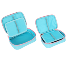 Imagem do Kit Mochila Rodinhas STITCH DISNEY Turquesa Luxcel MC49232SC