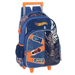 Mochila de Rodinhas HOT WHEELS Azul Luxcel IC41496HW