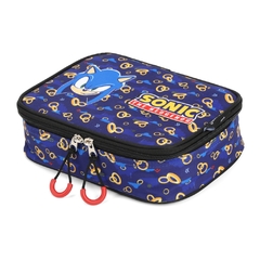 Estojo Box 100 Pens SONIC HEDGEHOG Azul - Luxcel ET47017SO - Arrivata
