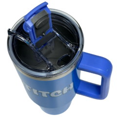Copo Térmico Canecão Tumbler Inox 1,15L Canudo STITCH DISNEY - Arrivata