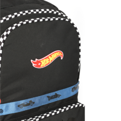 Mochila Juvenil de Costas HOT WHEELS Preto Luxcel MS47786HW