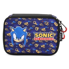 Estojo Box 100 Pens SONIC HEDGEHOG Azul - Luxcel ET47017SO - comprar online