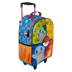 Kit Mochila Rodinhas Lancheira Estojo POKEMÓN X1 Xeryus - Arrivata