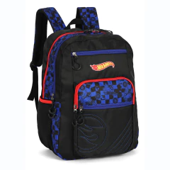 Mochila Juvenil de Costas HOT WHEELS Luxcel MJ49991HW Preto