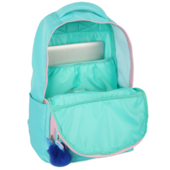Imagem do Mochila de Costas STITCH DISNEY Turquesa - Luxcel MJ47745SC