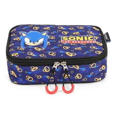 Estojo Box 100 Pens SONIC HEDGEHOG Azul - Luxcel ET47017SO na internet