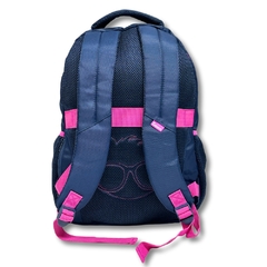 Kit Mochila de Costas em Nylon OFICIAL LULUCA LU24089 azul - Arrivata