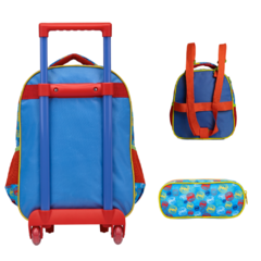 Kit Mochila Rodinhas Lancheira Estojo SPIDEY 3D Xeryus 13400 na internet