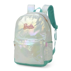 Mochila de Costas Oficial BARBIE Metalizado Verde MS46811BB - Arrivata