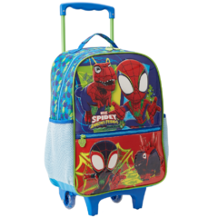 Kit Mochila Rodinhas Lancheira Estojo SPIDEY e DINOS - 13390 - Arrivata