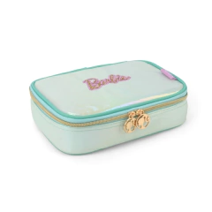 Imagem do Kit Mochila Costas e Estojo Oficial BARBIE Metalizado Verde