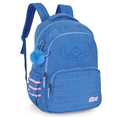 Mochila de Costas STITCH DISNEY Azul - Luxcel MJ49231SC